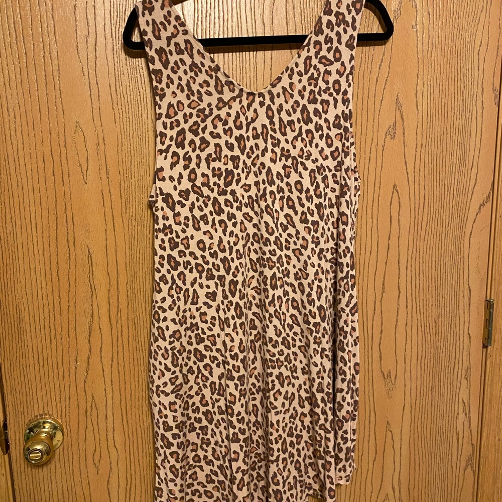 Maurice Leopard print dress